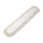 Boardwalk® Industrial Dust Mop Head, Hygrade Cotton, 48w x 5d, White